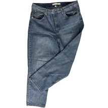 Ella Moss Jeans Womens Size 12/31 High Waist Straight Crop Stretch Blue Pockets - £10.41 GBP