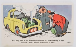 Vintage 1950&#39;s Prestone Antifreeze Advertising Postcard &quot;Winterize Early!&quot; - £7.89 GBP