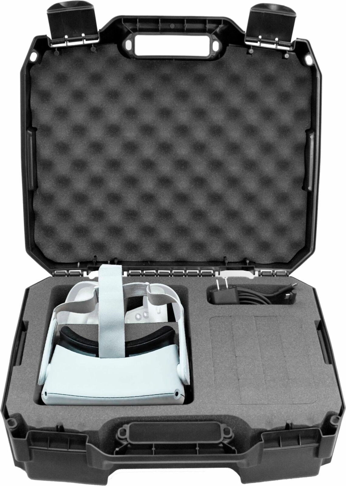 CASEMATIX - Hard Shell Custom Travel Case for Meta Quest 3 and 2 VR Headsets ...