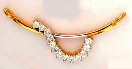 0.40ct Diamond Gold Engagement Women&#39;s Mangalsutra/Pendant Halloween Season - £649.49 GBP
