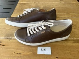 ECCO women’s Soft 7 Casual Walking Shoes - Brown Leather - Size 39 EU / 8-8.5 US - £85.94 GBP