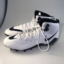 Nike Force Savage Pro TD White Navy Football Cleats 880144-155 Mens Shoe Size 16 - $49.49