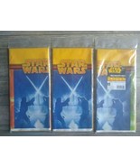 Star Wars 2005 Hallmark Plastic Table Cover 54&quot; x 102&quot; Lot of 3 - £13.36 GBP