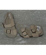 Janie and Jack Tan Suede Buckle Strap Sandals Size 12 -18 Months Leather - $16.28 CAD