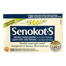 Senokot.S Natural Senna Laxatives with Stool Softener 120 Tablets-Free Shipping - £28.61 GBP