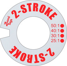 ZoomiTags 2-STROKE fuel can 2 two CYCLE LABEL gas oil Container ID Zoomi... - $431.74 MXN
