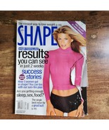 Vintage Shape Magazine February 2001 Basia ripped Cover Women&#39;s Fitness - £6.29 GBP
