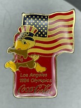 Olympic Summer Games Souvenir Lapel Pin Los Angeles 1984 Coca Cola - $376.34 MXN