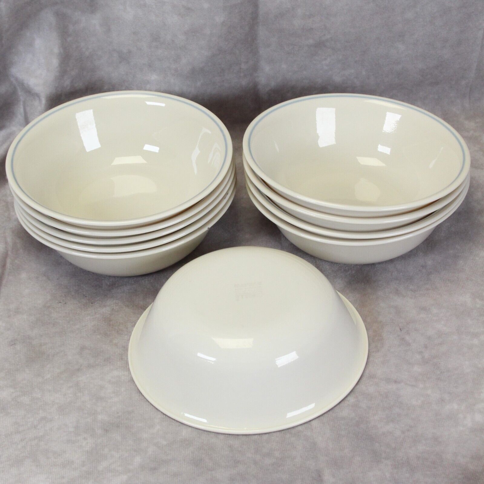 Corelle Lace Bouquet Soup Cereal Bowls 6-1/4&quot;  Lot of 10 NEAR MINT! - $32.33