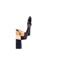 Jacobson Hat Company Women&#39;s Adult 23 Inch Long Satin Stretch Gloves, Black, One - $3.99