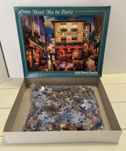 Meet Me In Paris David Maclean 550 Piece Jigsaw Puzzle Vermont Christmas... - $22.91
