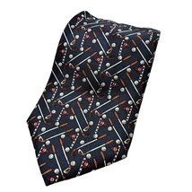 Navy Blue Golf Tie Necktie Novel-Ties by Roffe NEW Men&#39;s - £6.33 GBP