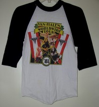 Van Halen Concert Tour Raglan Jersey Shirt Vintage 1981 Single Stitched ... - £118.86 GBP