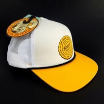 Magellan Outdoors Shiner Bock Beige Yelllw White Snapback Hat Cap New - £18.68 GBP