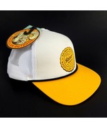 Magellan Outdoors Shiner Bock Beige Yelllw White Snapback Hat Cap New - £18.63 GBP