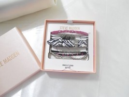 Steve Madden Zebra Print Bracelet Stack Gift Set Q101 $28 - $14.39