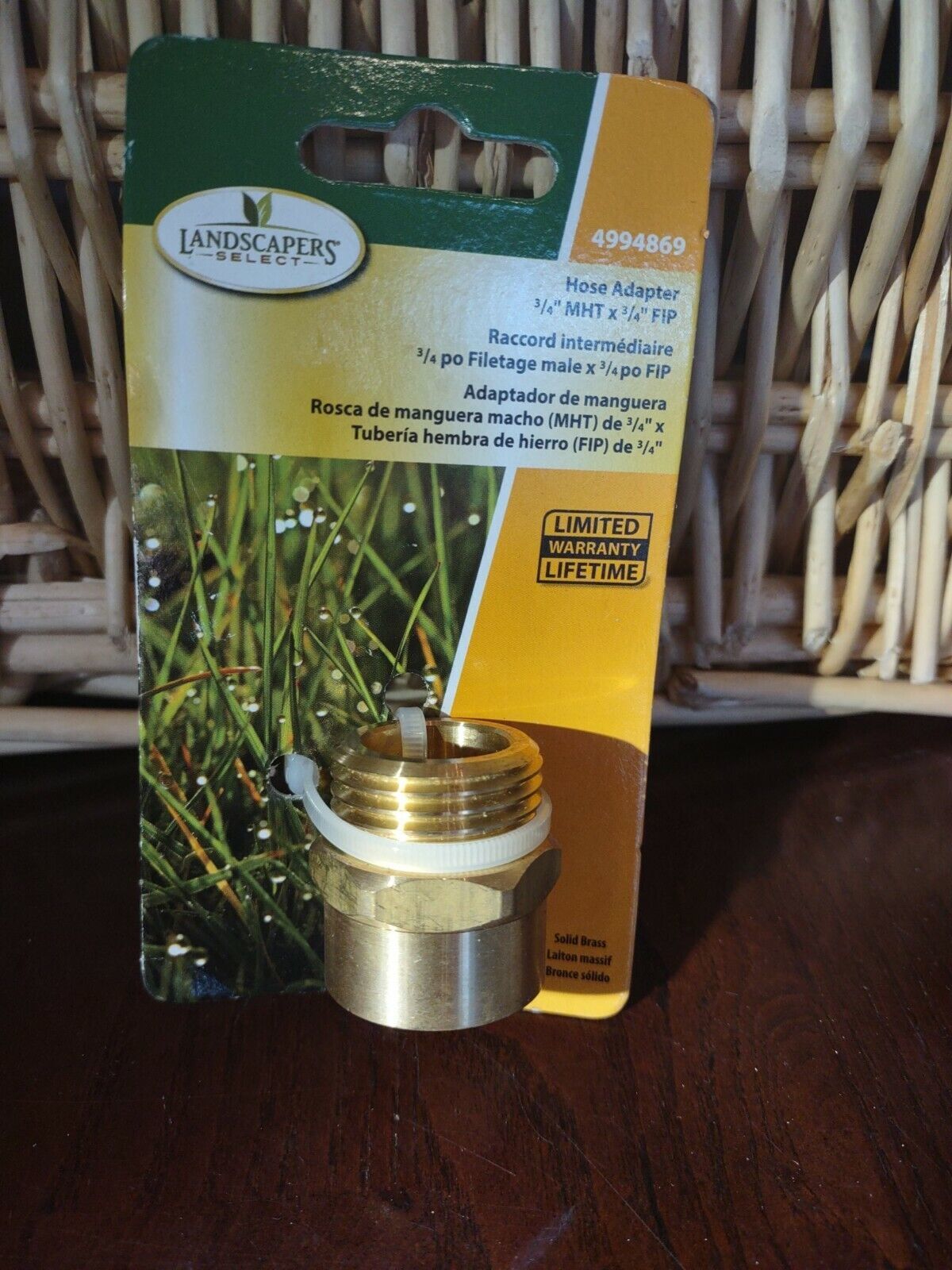 Landscapers Select Hose Adapter 3/4&quot; MHT X 3/4&quot; FIP - $15.72