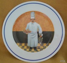 Guy Buffet Chef Series Plate Williams Sonoma "Chef Lucien" 7.75" - $17.82