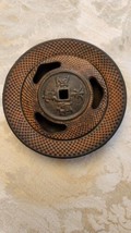 Vintage Kan ei Tsuho Japanese Incense Burner Cast Iron  - $56.00