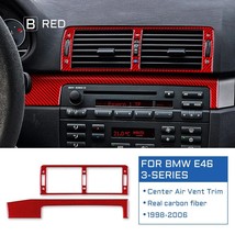 Car   Center Control Dashd Panel Air Vent Cover For  3 Series E46 1998 1999 2000 - £89.07 GBP