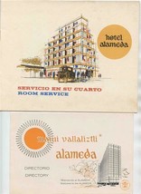 Hotel Alameda Booklet &amp; Room Service Menu Avenida Juarez Mexico City 1970 - $17.82