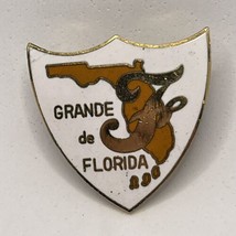 Grande De Florida City State Souvenir Travel Enamel Lapel Hat Pin - £6.23 GBP