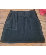Monrow Terry Mini Skirt With Pockets, Black, Sz. XS, NWT! - €21,38 EUR