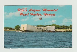 Postcard HI Hawaii Pearl Harbor USS Arizona Memorial 1976 Chrome Used - £2.39 GBP
