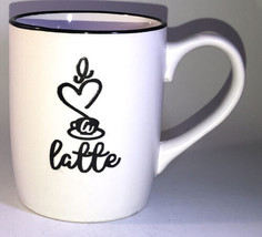 Latte Coffee Tea Cup Mug 12oz 4”H x3 1/4”W For Home Office Gift-BRAND NE... - $19.68