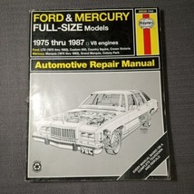 Haynes Repair Manual 36036 (754) Ford &amp; Mercury Full-Size Models 1975-1987 V-8, - £7.05 GBP