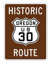 Historic Route 30 Sticker R3378 Highway Sign Oregon - $1.45+