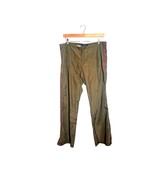 Vintage Abercrombie Green Nylon Military Pants Flare Y2k 90s Drawstring ... - $747.36 MXN