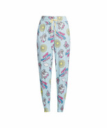 Briefly Stated Women&#39;s Roller Skate Sleep Jogger Pants Aqua Reef Size 3X... - $26.38 CAD