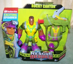Fisher Price Rescue Heroes ROCKY CANYON Mountain Rescue Hero New - £12.42 GBP
