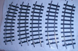 Lot of 26 G-Scale Bachmann Metal &amp; Plastic Train Tracks - Curve &amp; Straight - £40.71 GBP