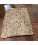 Vintage Handwoven Wicker Basket Backpack - 19x16” - $24.74