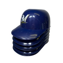Milwaukee Brewers 6 Helmets Baseball Mini Snack Ice Cream Party Bowl Cup - £11.95 GBP