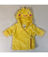 Pottery Barn Kids Baby Beach Robe 3-6 Months Yellow Sun Critters Cotton - $373.28 MXN
