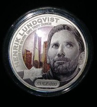 2017 Henrik Lundqvist N.Y. Rangers Hockey Upper Deck Grandeur 1oz Silver Coin - £179.31 GBP