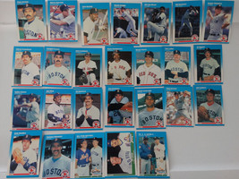 1987 Fleer Boston Red Sox Team Set Of 28 With Update Baseball Cards - $4.00