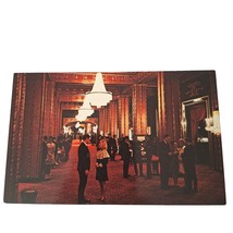 Postcard Fabulous Crystal Chandeliers Lobby Fairmont Roosevelt Hotel New Orleans - £5.46 GBP