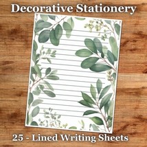 Eucalyptus Designs - 25 Sheets Decorative Paper Letter Writing Stationer... - £14.80 GBP