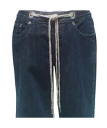 Cache Rhinestone Grommet at Waist Removable Belt Jean Pant Cropped New $... - $70.02 CAD