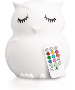 Owl, Kids Night Light, Silicone Nursery Light for Baby and Toddler, Squi... - £41.95 GBP