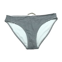Aerie Womens Bikini Bottom Brief Striped Black White S - $14.49