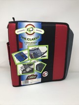 NEW Authentic Original Case-It W-221 The Classic 2&quot; 3-Ring Binder Red Ny... - $17.33