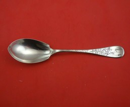 King William Engraved by Tiffany and Co Sterling Silver Berry Spoon Bird Branch - £378.11 GBP