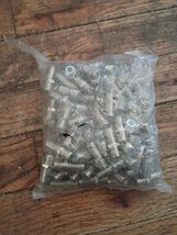Coax Cable Barrel Connectors Bag of 100 SWEPT 3000MHZ satellite directv ... - $22.76
