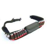 Duck Hunting Shotgun Shell Belt Waist carrier Ammo Belt with glass pouch... - $16.99