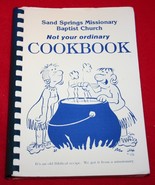 Vintage SAND SPRINGS MISSIONARY BAPTIST CHURCH Athens Texas COOKBOOK Rec... - $27.74 CAD